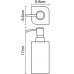 Дозатор жидкого мыла Wasserkraft Elbe K-2799