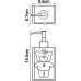 Дозатор жидкого мыла Wasserkraft Lossa K-3499