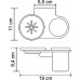 Стакан Wasserkraft Kammel K-8326 с мыльницей Стакан Wasserkraft Kammel K-8326 с мыльницей