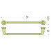 Полотенцедержатель Colombo Basic B2709