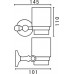 Стакан Art&Max Antic AM-E-2668AL