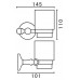 Стакан Art&Max Antic AM-E-2668Q