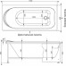 Акриловая ванна Aquanet West 170x70