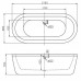 Акриловая ванна BelBagno BB12-1785