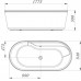 Акриловая ванна BelBagno BB14-K