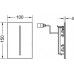 Кнопка смыва TECE filo urinal 9242060 230 V беая