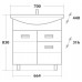Тумба под раковину Onika Балтика 70.12