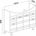 Тумба под раковину Runo Турин 105