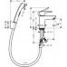 Смеситель Hansgrohe Talis E 71729000 для раковины с гигиеническим душем, с донным клапаном Push-Open