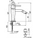 Смеситель Webert Opera moderna OE830102985 графит, для раковины