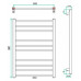 Полотенцесушитель электрический Grota Eco Classic 63x90