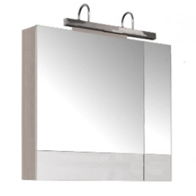 Зеркало-шкаф для ванной Aquanet Нота 90 камерино белый