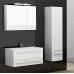 Зеркало-шкаф для ванной Aquanet Нота 90 камерино белый