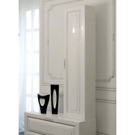 Пенал-шкаф Aqwella Империя П35 подвесной белый глянец