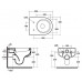 Подвесной унитаз Olympia Tutto TX50T11