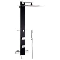 Душевая панель Valentin I-Deco black 525400 410 74