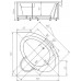 Акриловая ванна Акватек Калипсо