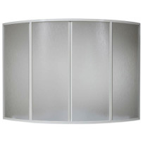 Шторка на ванну Bas Империал Ирис (4 ств. пластик)