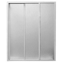 Шторка на ванну Bas Кэмерон (3 ств. пластик)