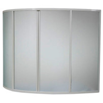 Шторка на ванну Bas Сагра (4 ств. стекло)